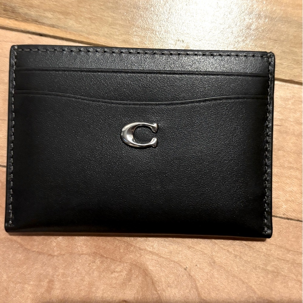 Coach Black Essential Card Case